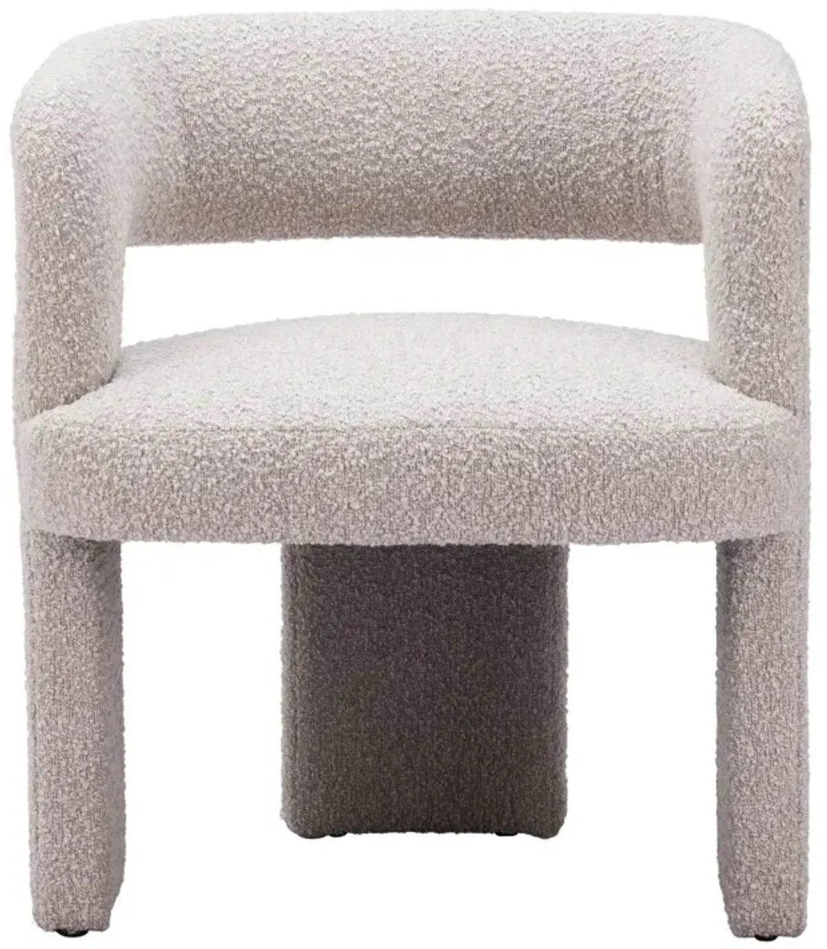 Jade Sandy Beige Boucle Accent Chair
