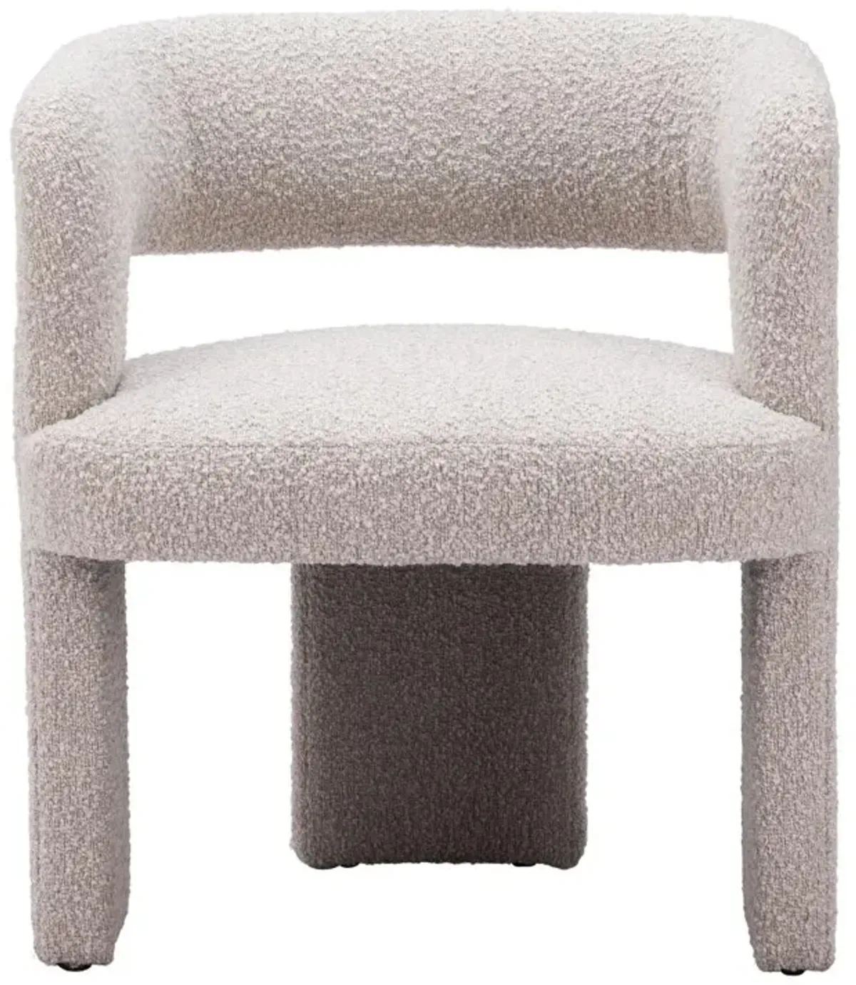 Jade Sandy Beige Boucle Accent Chair