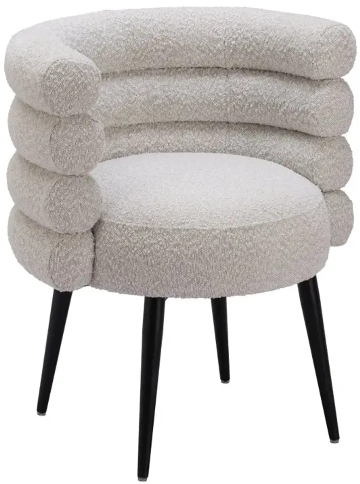 Garnet Misty Gray Upholstered Dining Chair