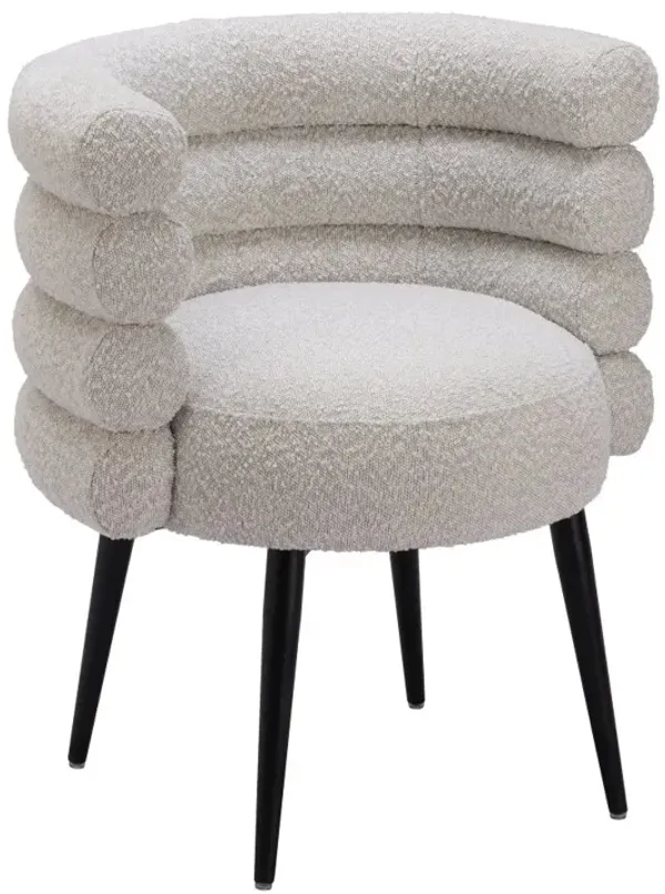 Garnet Misty Gray Upholstered Dining Chair
