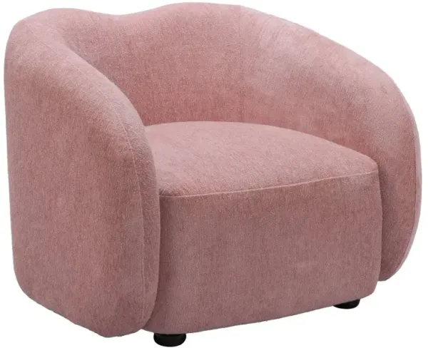 Talos Mauve Pink Velvet Accent Chair
