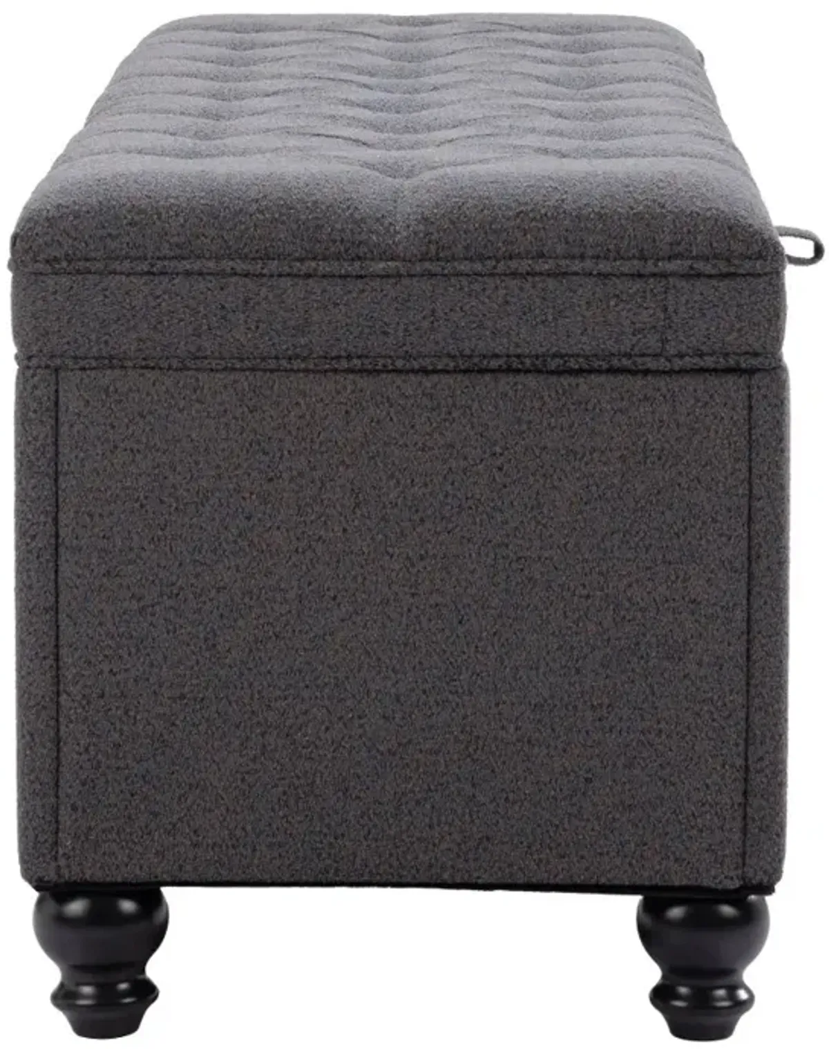 Hamilton Gravel Gray Storage Bench