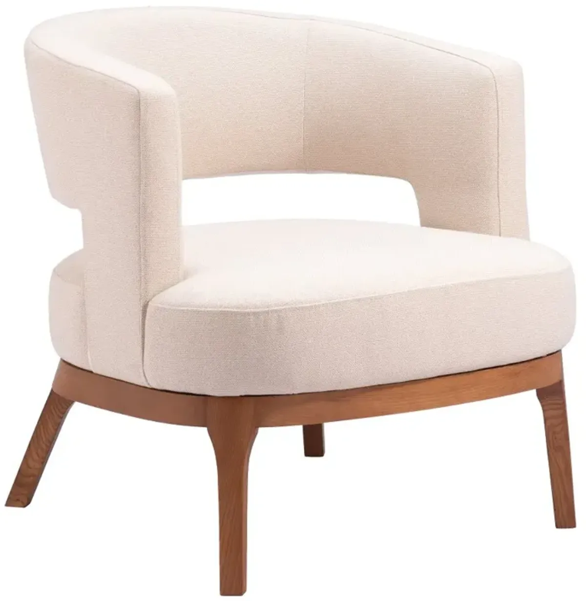 Perry Beige Accent Chair