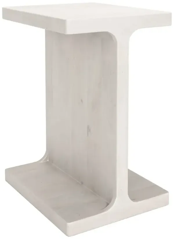 Barton Whitewashed Side Table