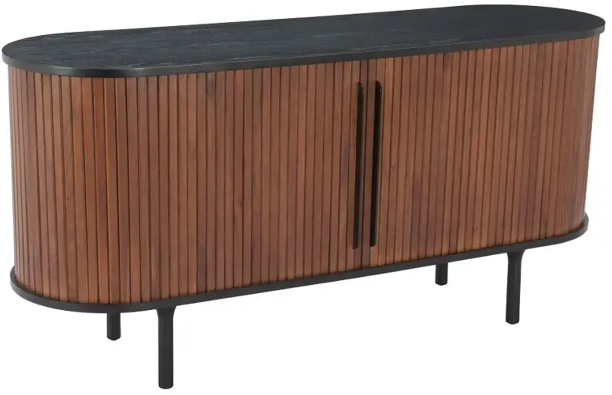 Kori Black and Walnut Sideboard