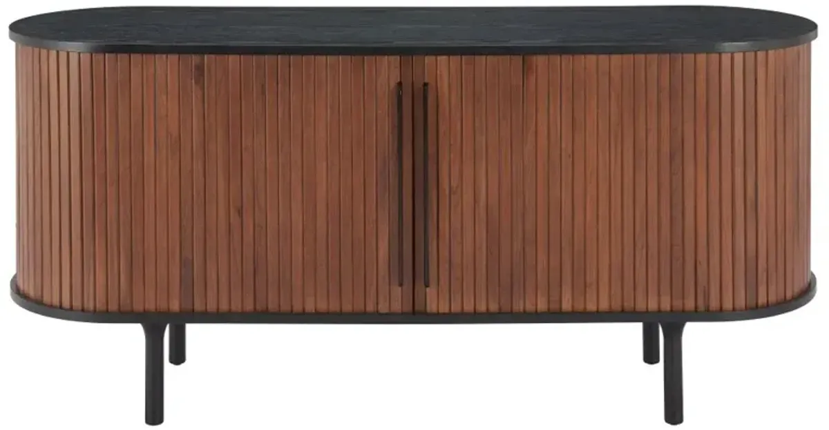 Kori Black and Walnut Sideboard