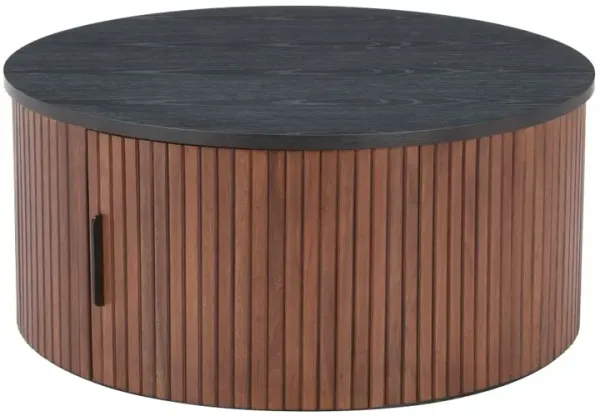 Nero Black and Walnut Coffee Table