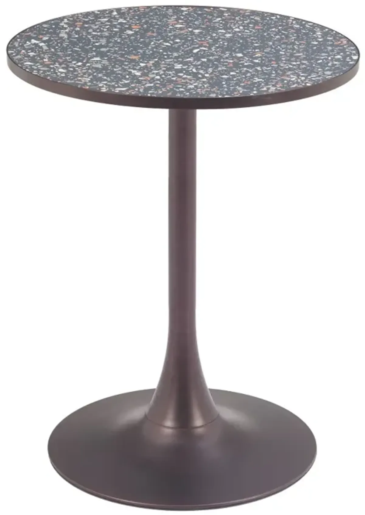 Brent Black and Bronze Bistro Table