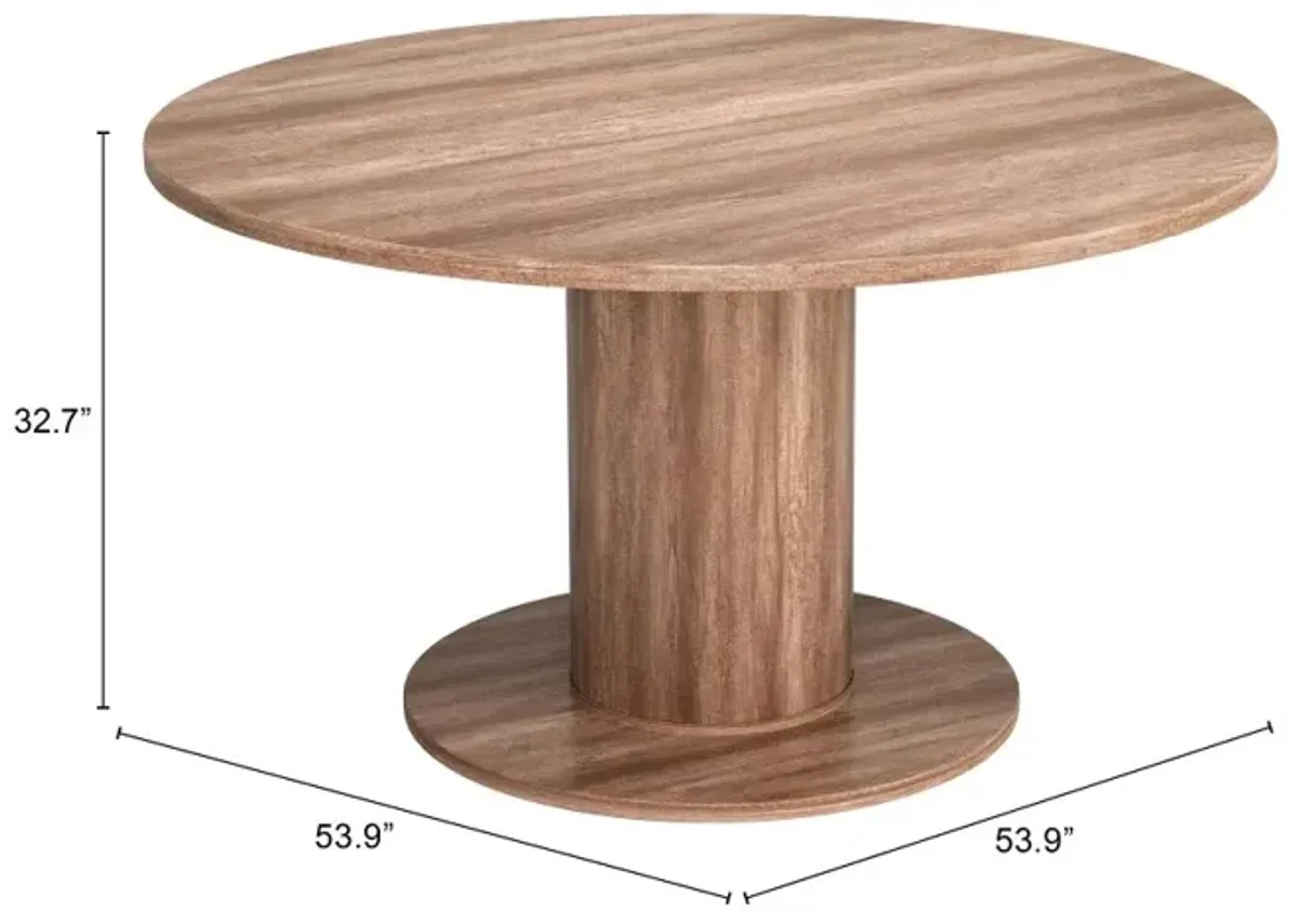 Vanguard Brown 2 in 1 Dining and Gaming Table