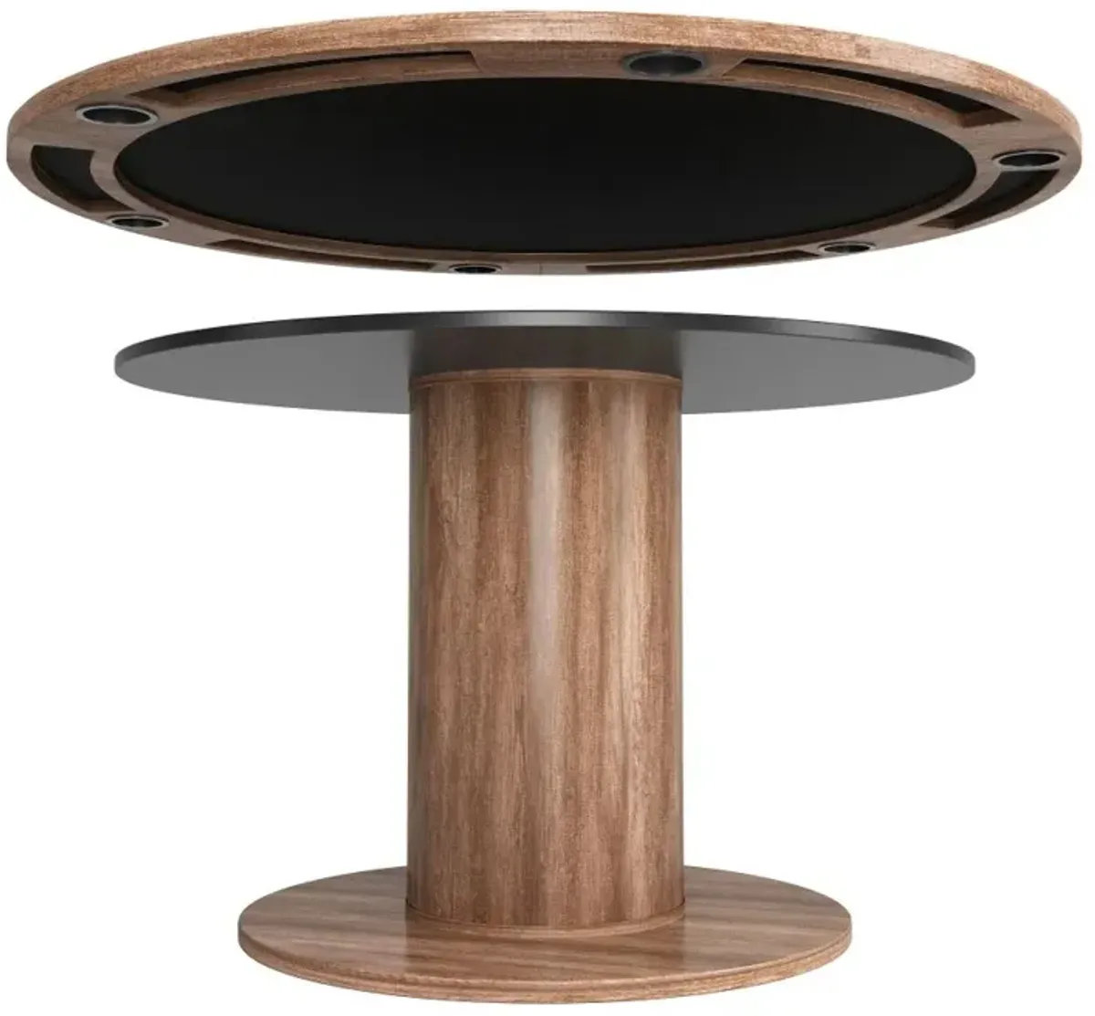 Vanguard Brown 2 in 1 Dining and Gaming Table