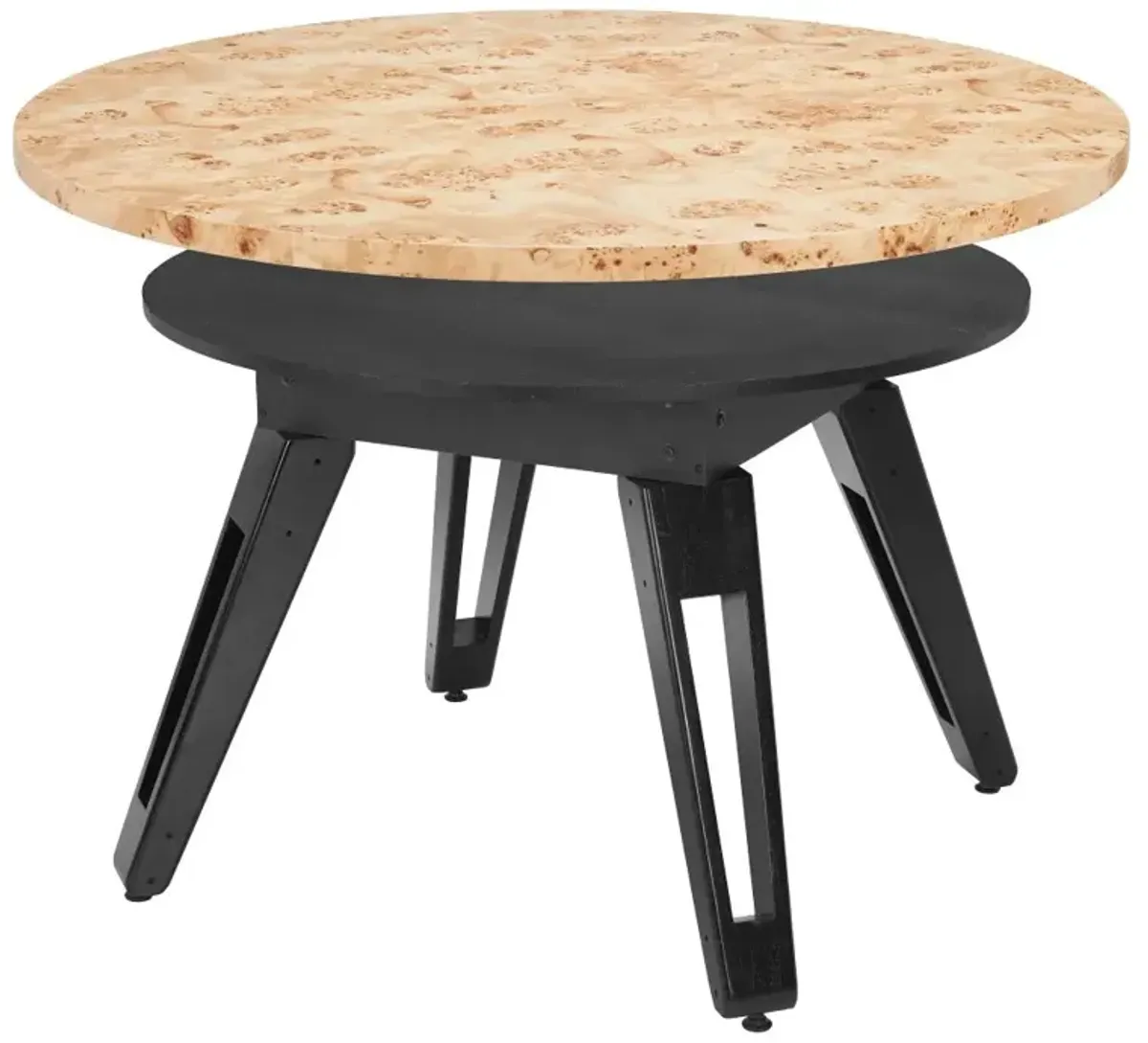 Burke Natural Brown 2 in 1 Dining and Gaming Table