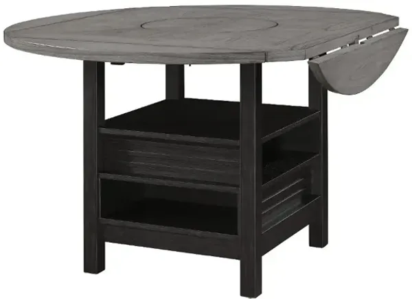 Cline Two-Tone Gray Counter Height Dining Table