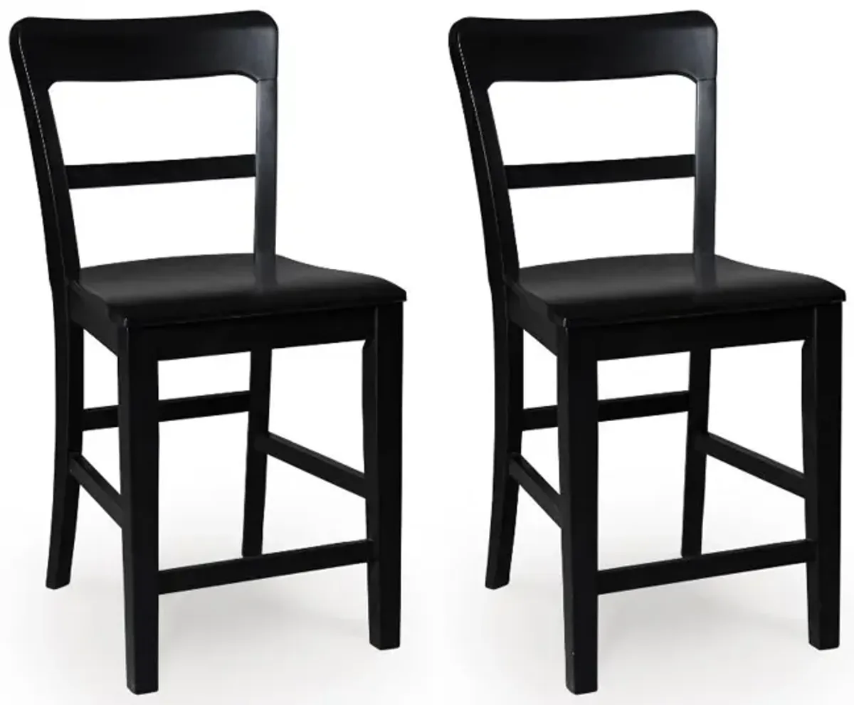 Turris Black Counter Height Stool