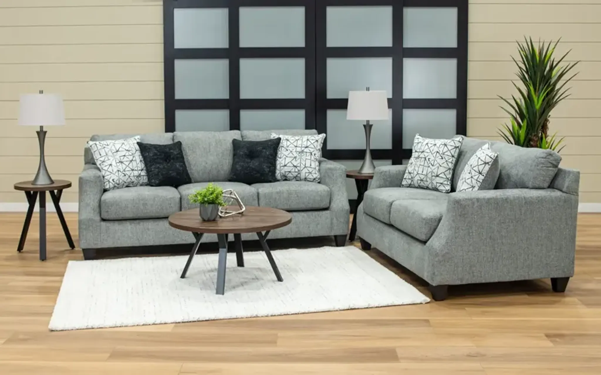 Declan Stone Gray Sofa | Furniture.com