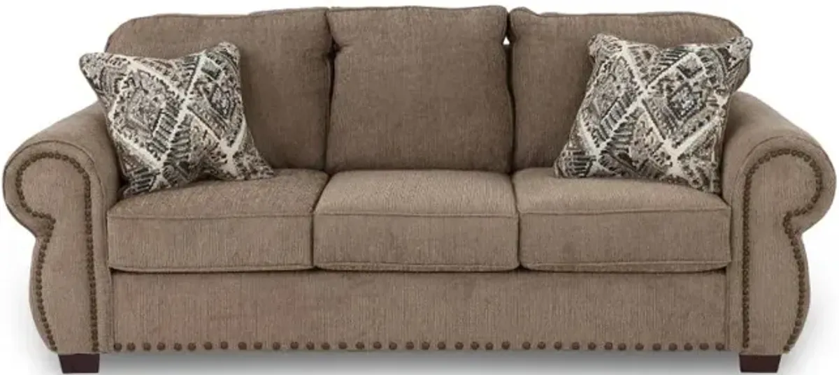 Southport Sherry Bark Brown Queen Sofa Bed