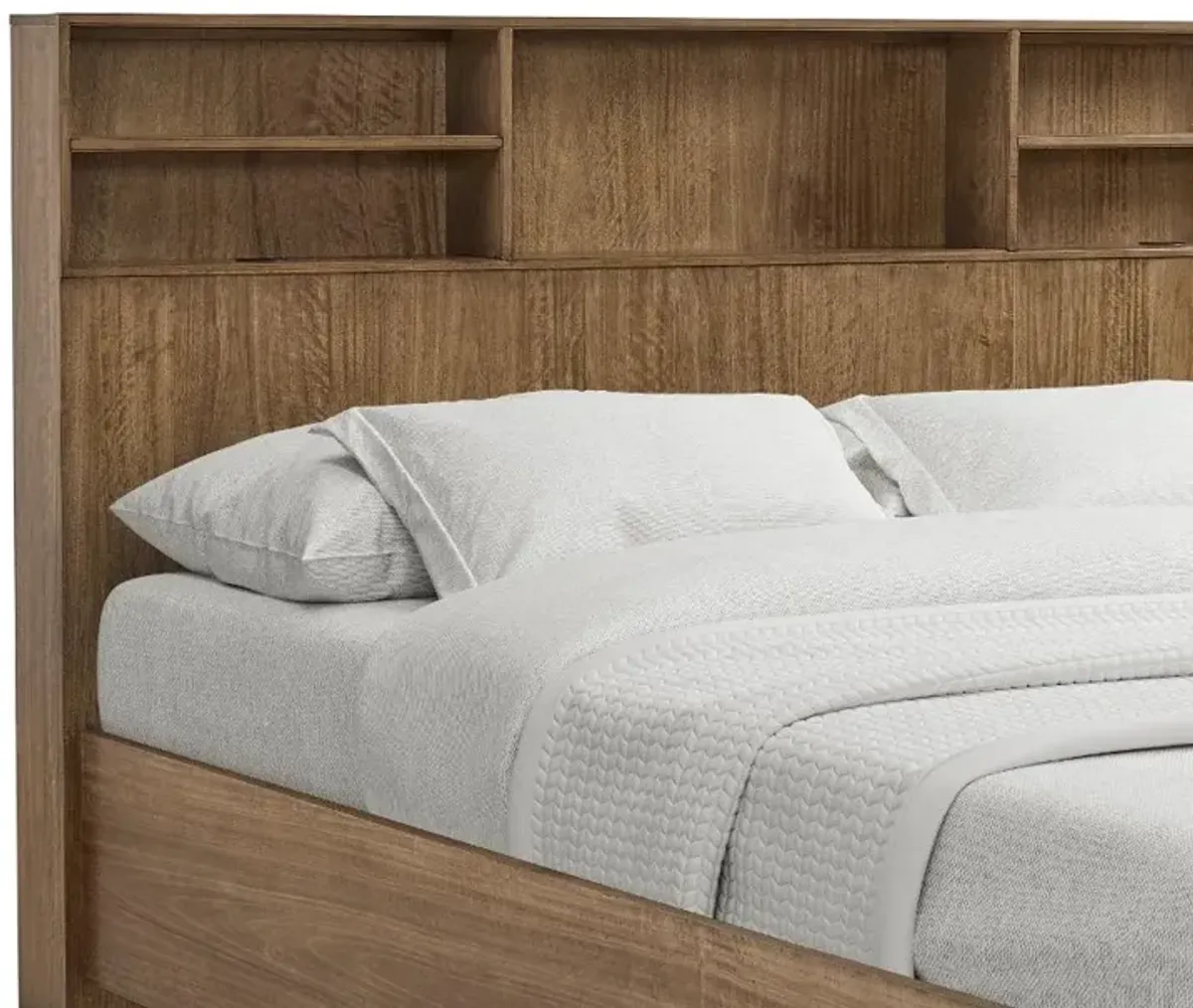 Phase 3 Brown King Storage Bed
