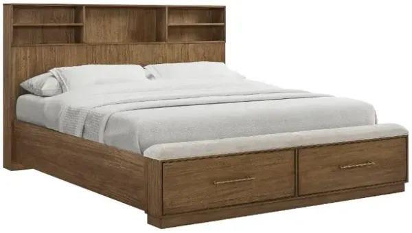 Phase 3 Brown King Storage Bed