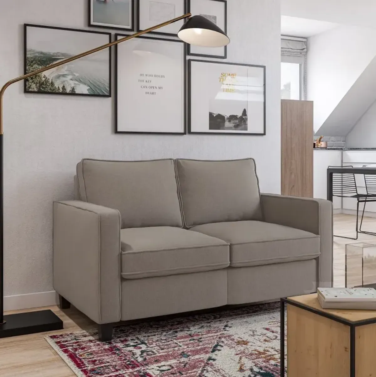 Georgia Taupe Loveseat