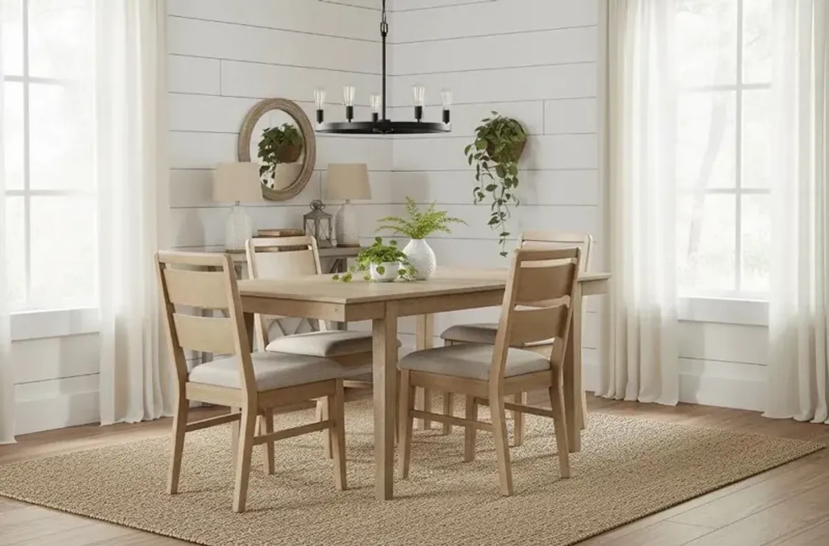 Townsend Natural 5 Piece Dining Set