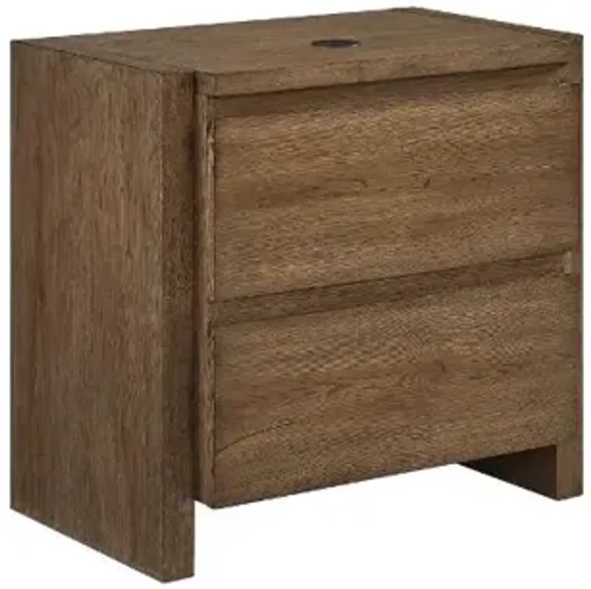 Aspen Springs Weathered Brown Nightstand