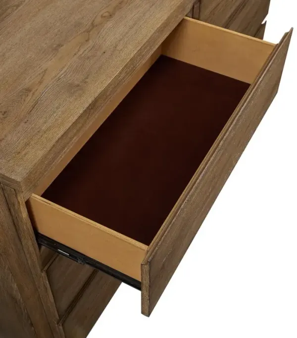 Aspen Springs Weathered Brown Dresser
