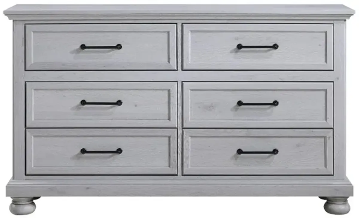 Woodcreek Light Gray Dresser