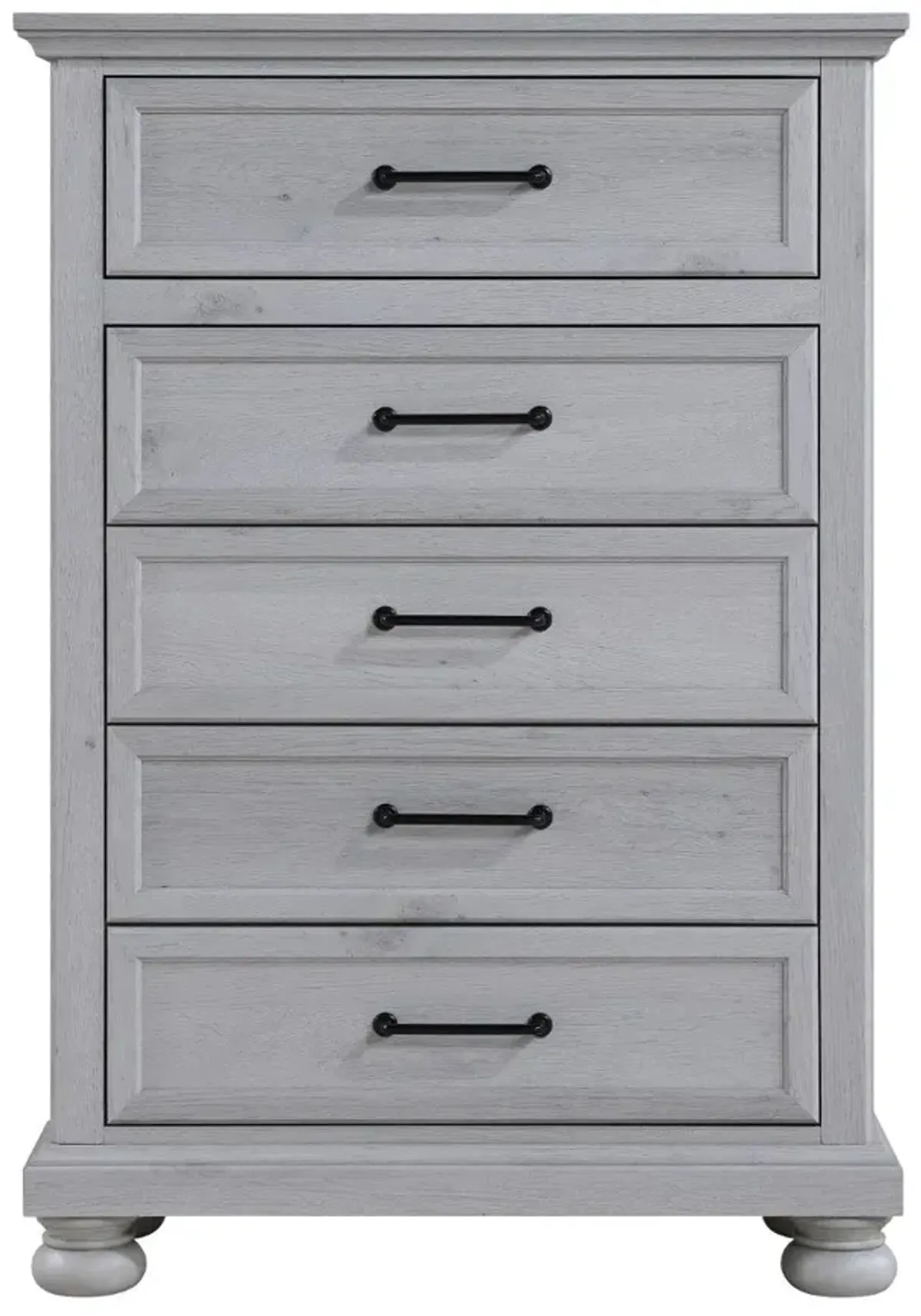 Woodcreek Light Gray Chest of Drawers