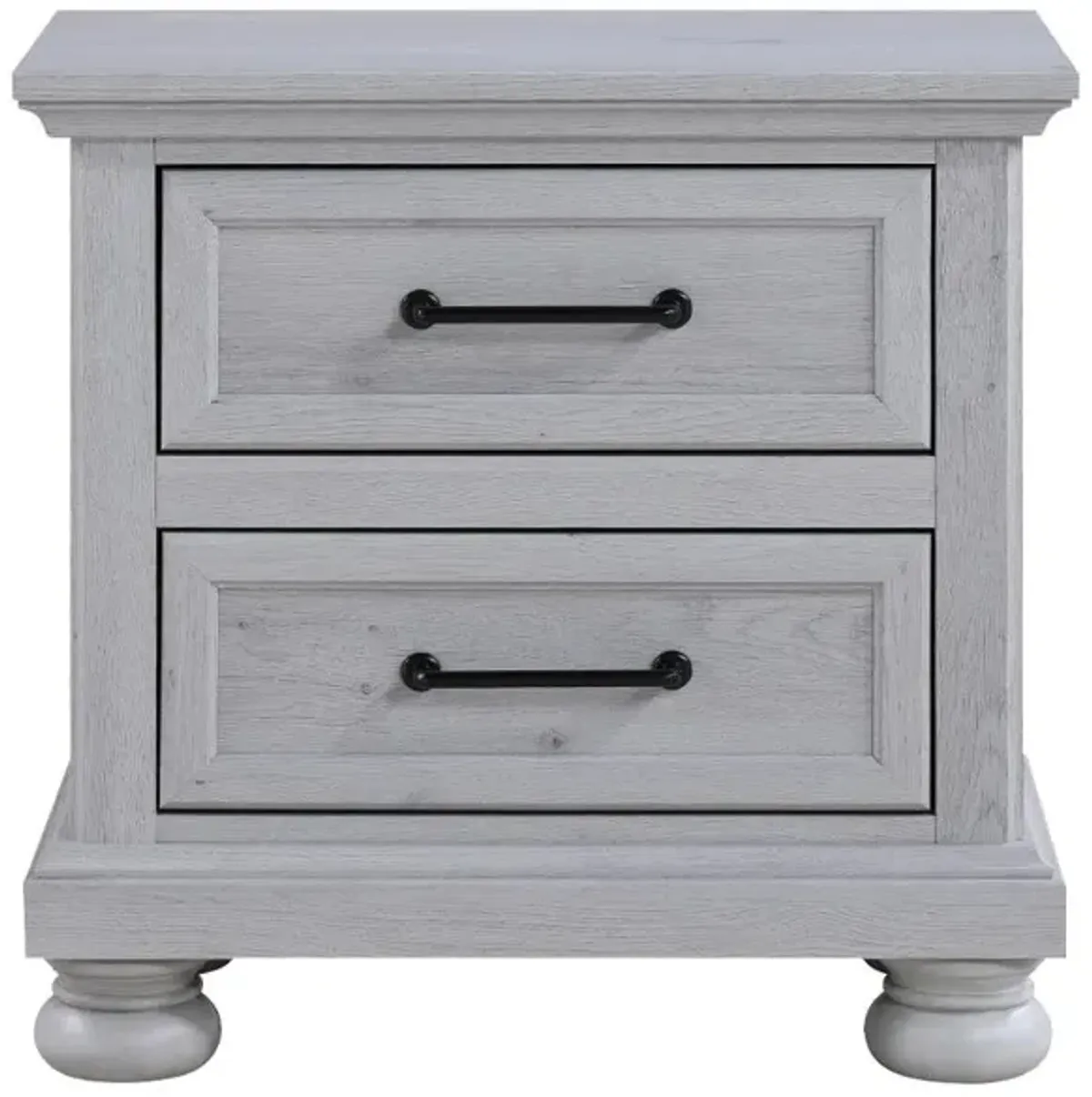 Woodcreek Light Gray Nightstand