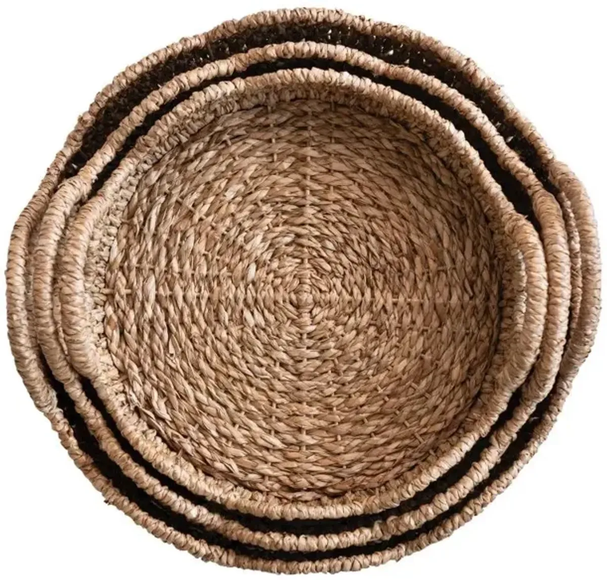 Decorative Braided Bankuan and Rattan Tray