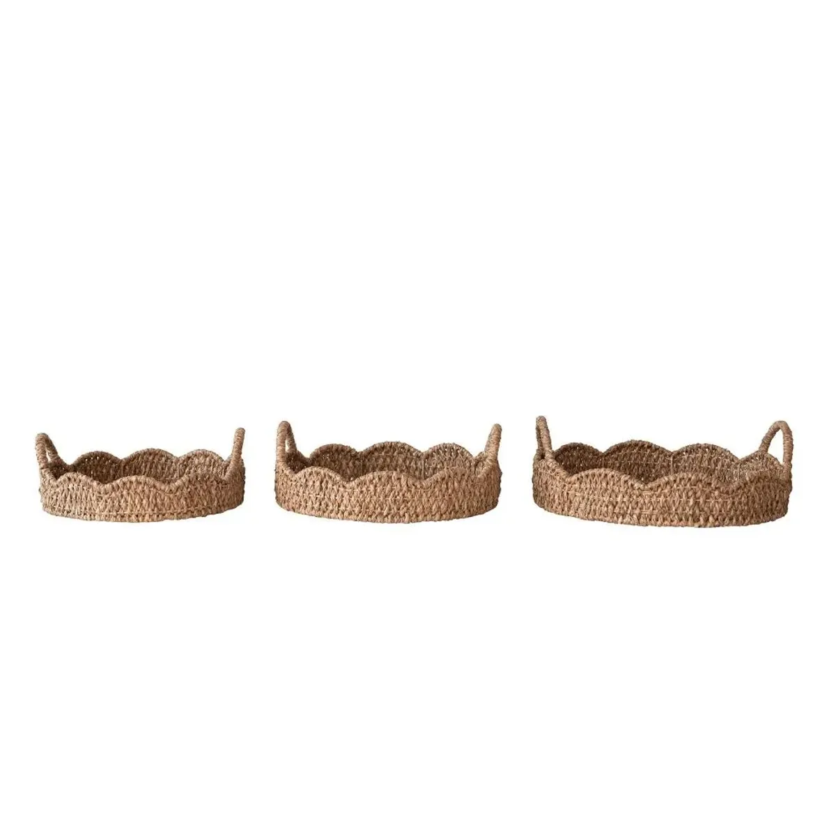 Decorative Braided Bankuan and Rattan Tray