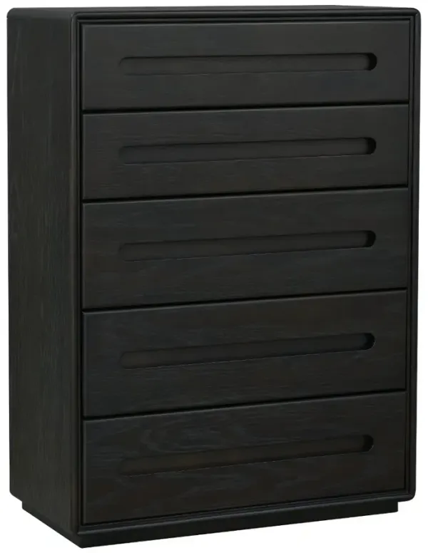 Polaris Black Chest of Drawers