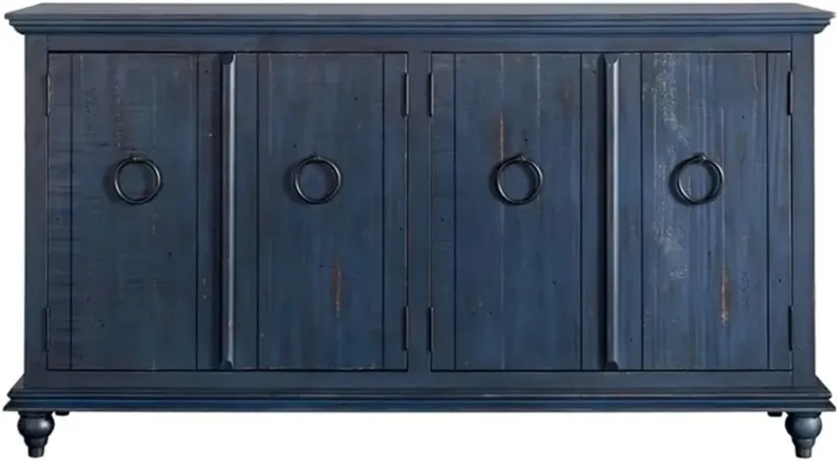 Garden District Antique Blue Console