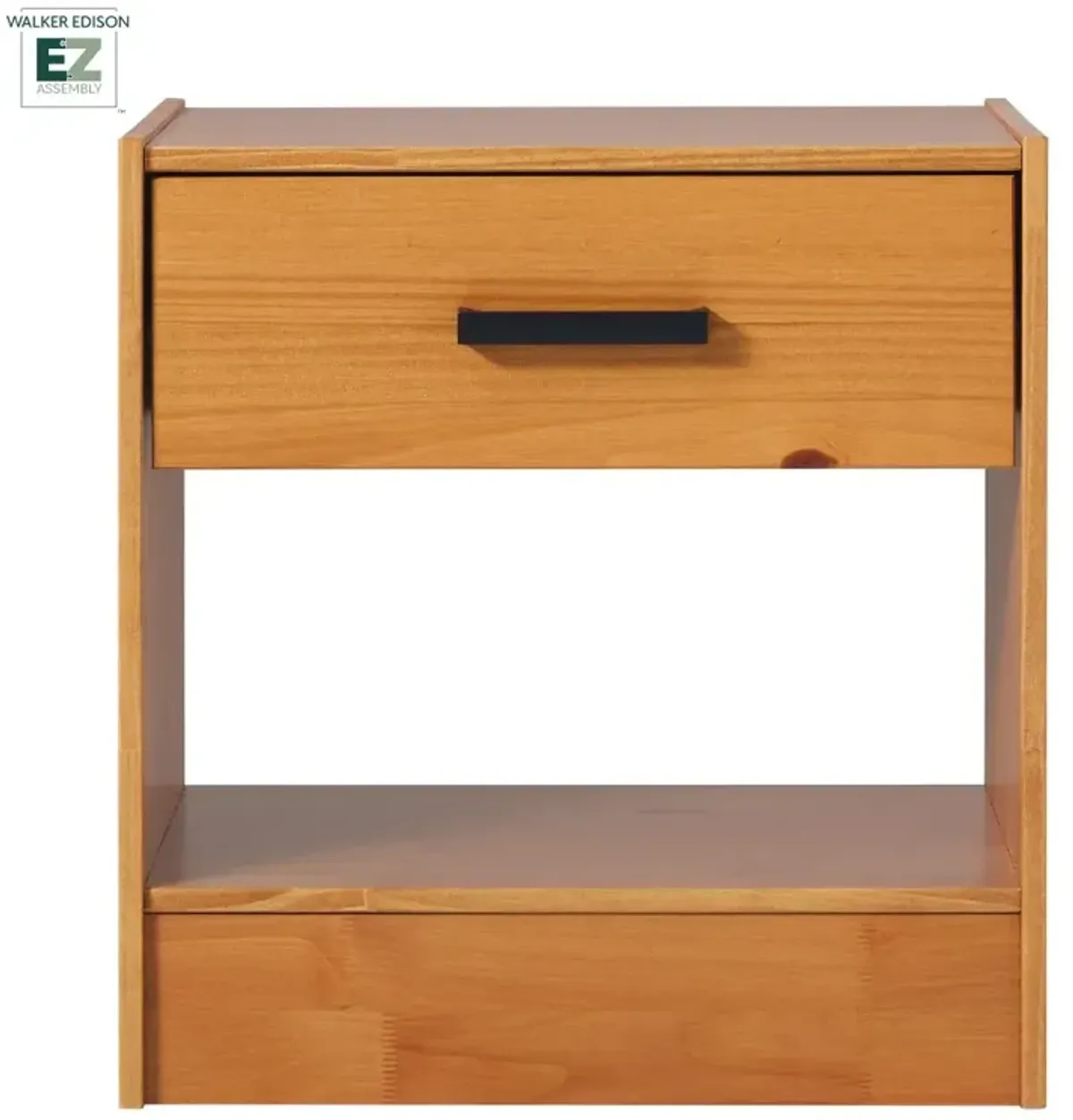 Declan Caramel 1 Drawer Nightstand