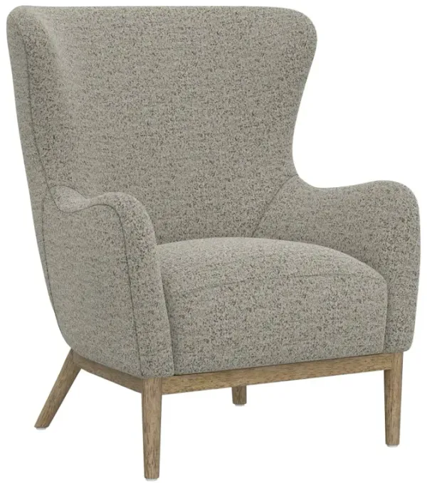 Everett Flax Taupe Accent Chair