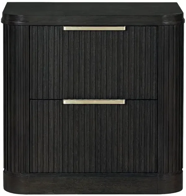 Genevieve Chocolate Brown Nightstand