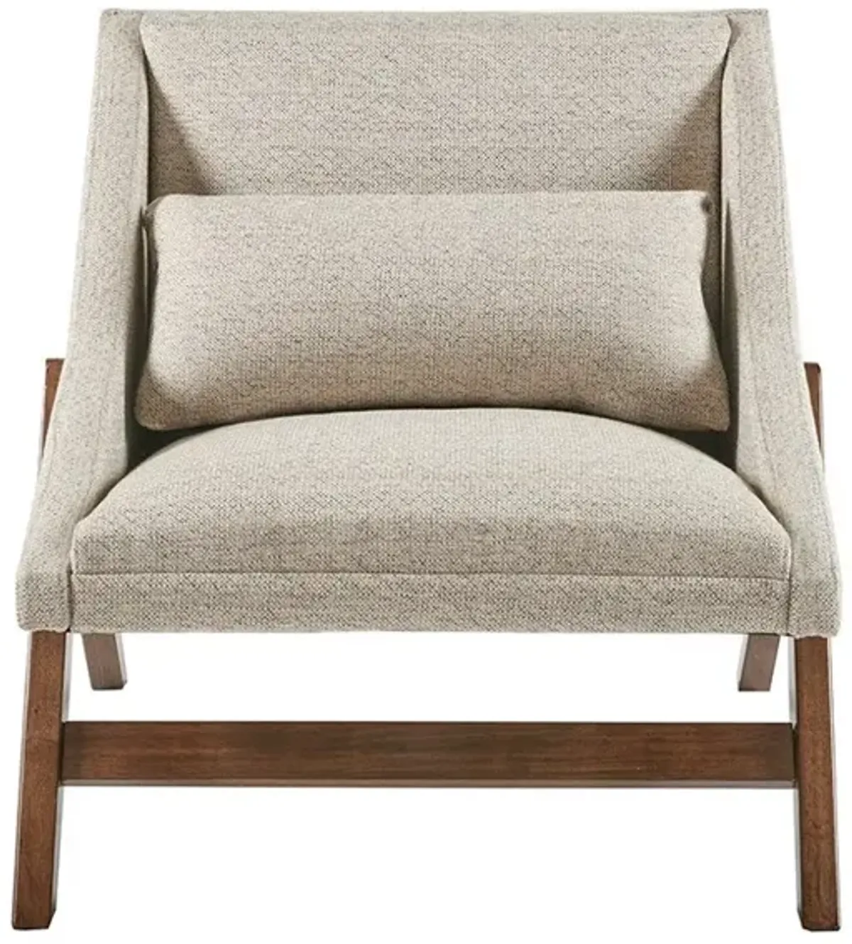 Boomerang Light Brown Accent Chair