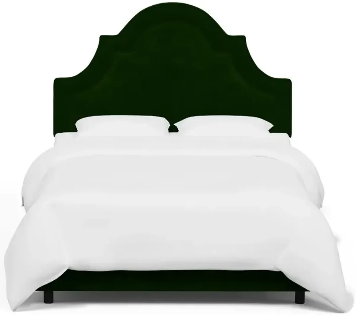 Rifle Paper Co Belmont Titan Emerald Velvet Twin Bed