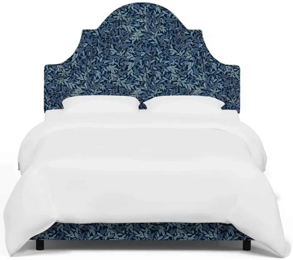Rifle Paper Co Belmont Willowberry Navy Queen Bed