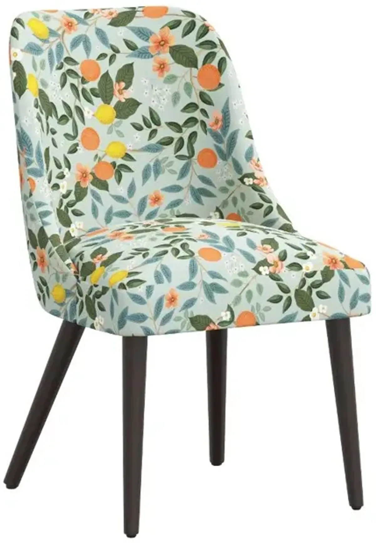 Rifle Paper Co Tara Citrus Grove Mint Dining Chair