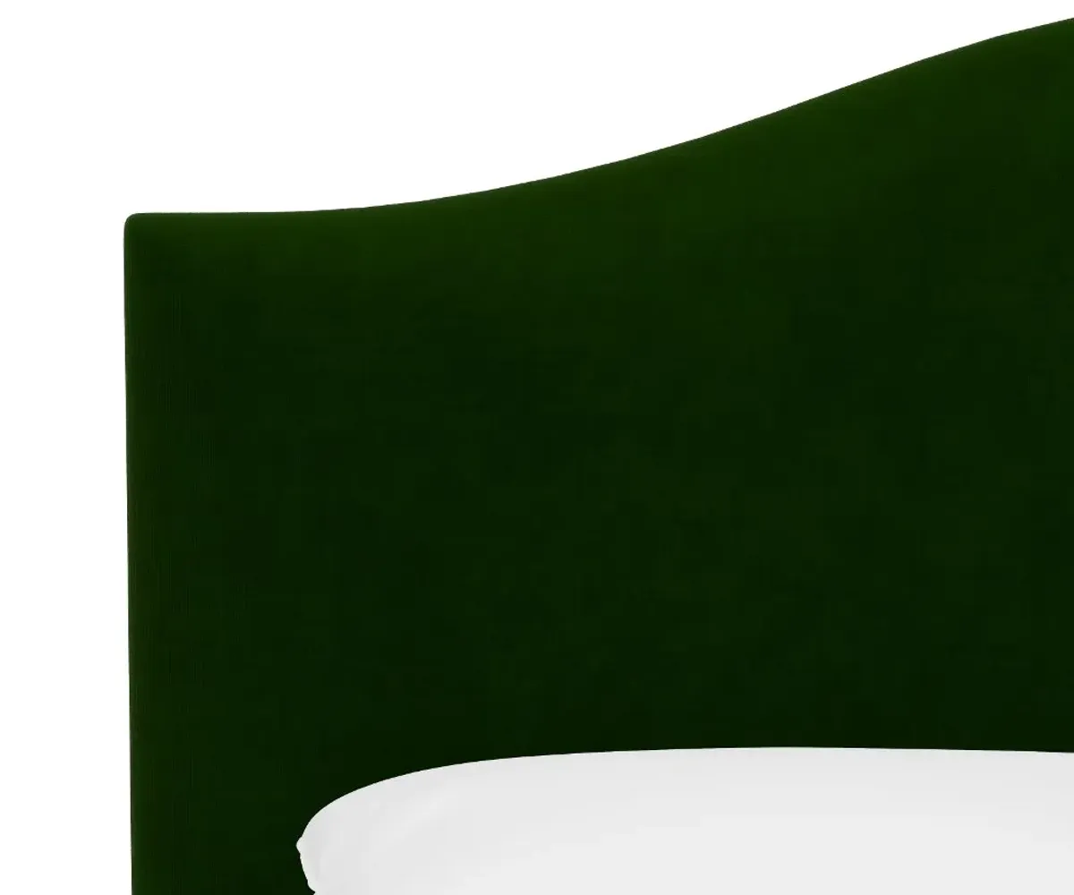 Rifle Paper Co Kenmore Titan Emerald Full Headboard