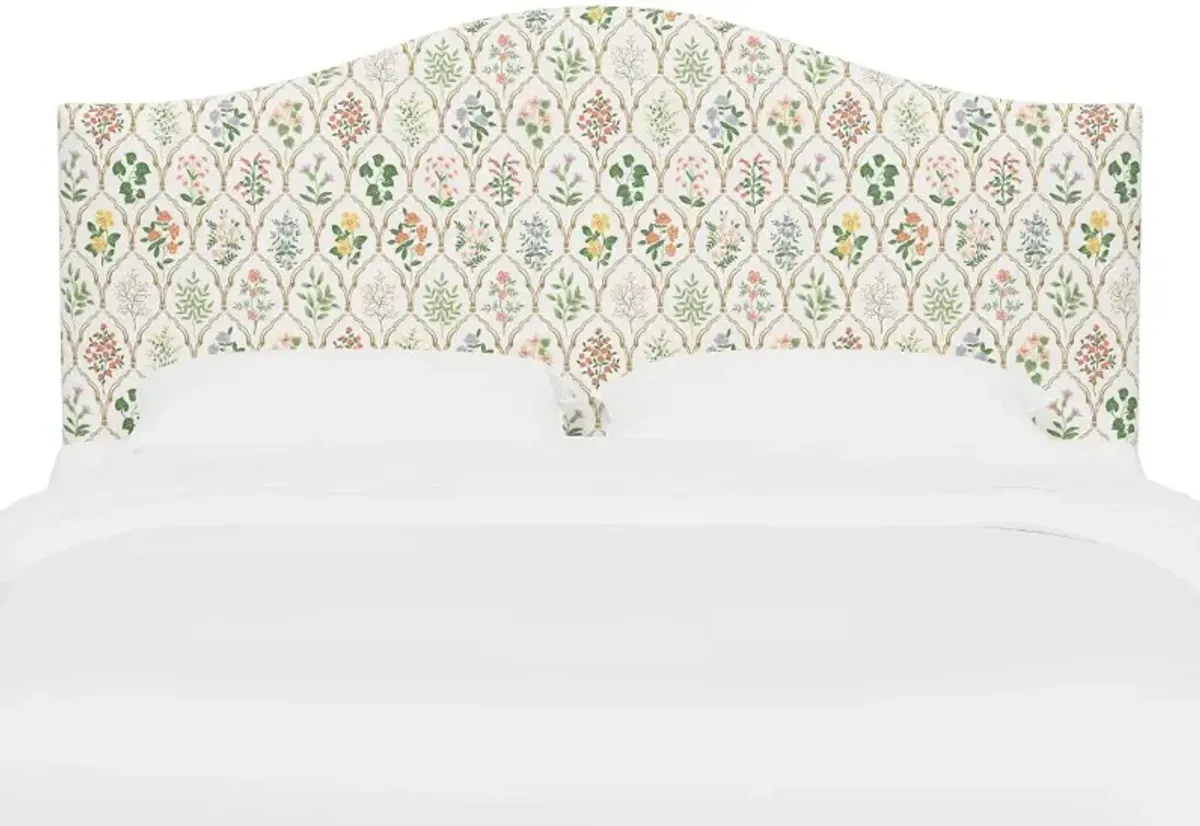 Rifle Paper Co Kenmore Hawthorn Multi Queen Headboard