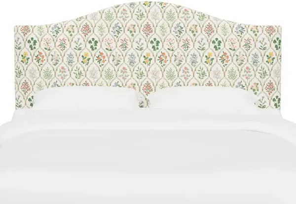 Rifle Paper Co Kenmore Hawthorn Multi Queen Headboard