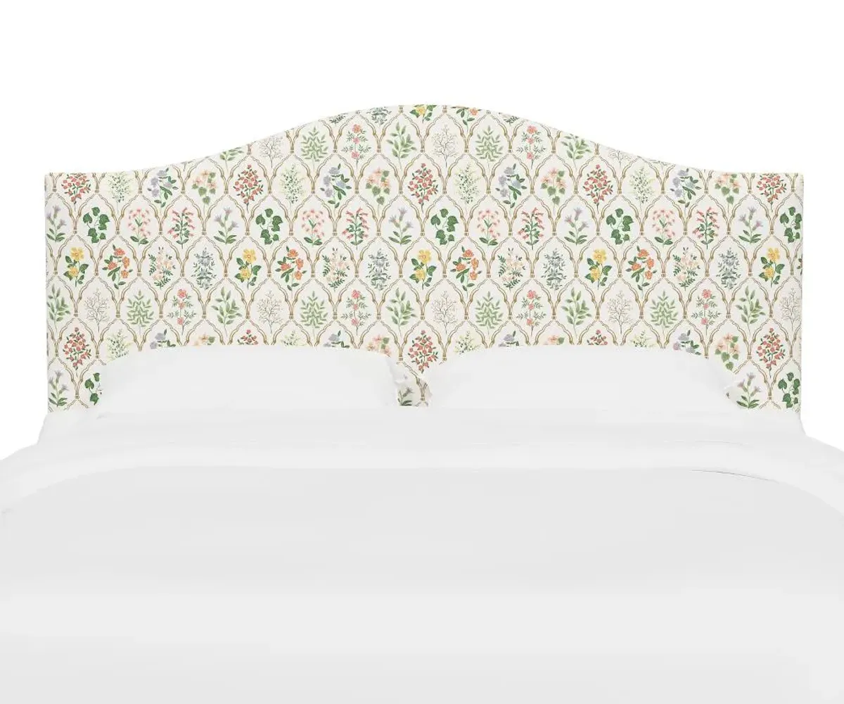 Rifle Paper Co Kenmore Hawthorn Multi Cal-King Headboard