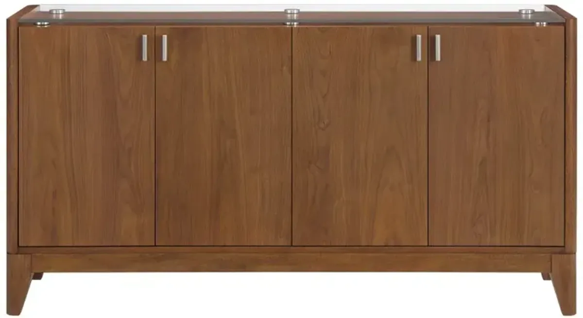 Beckton Light Walnut Dining Credenza