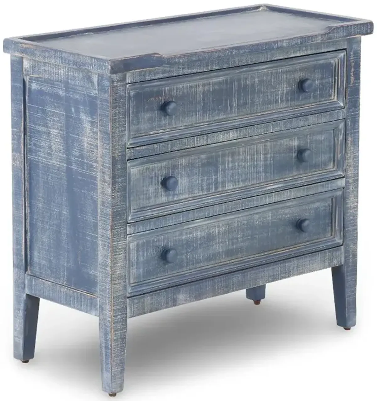 Ocean Mahogany Blue Side Chest