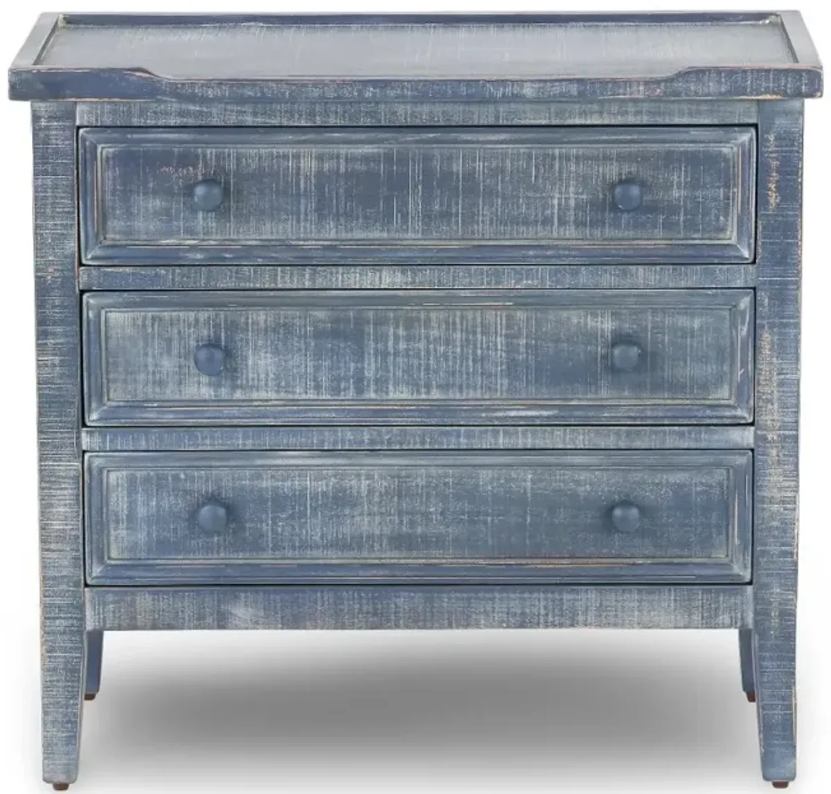 Ocean Mahogany Blue Side Chest