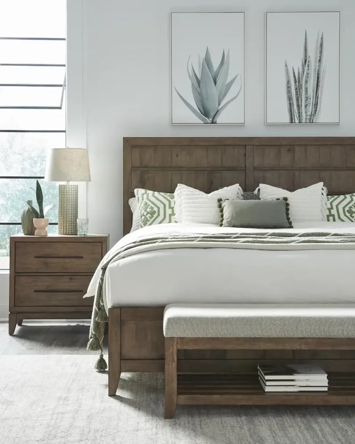 Shaker Lakes Brown Bench