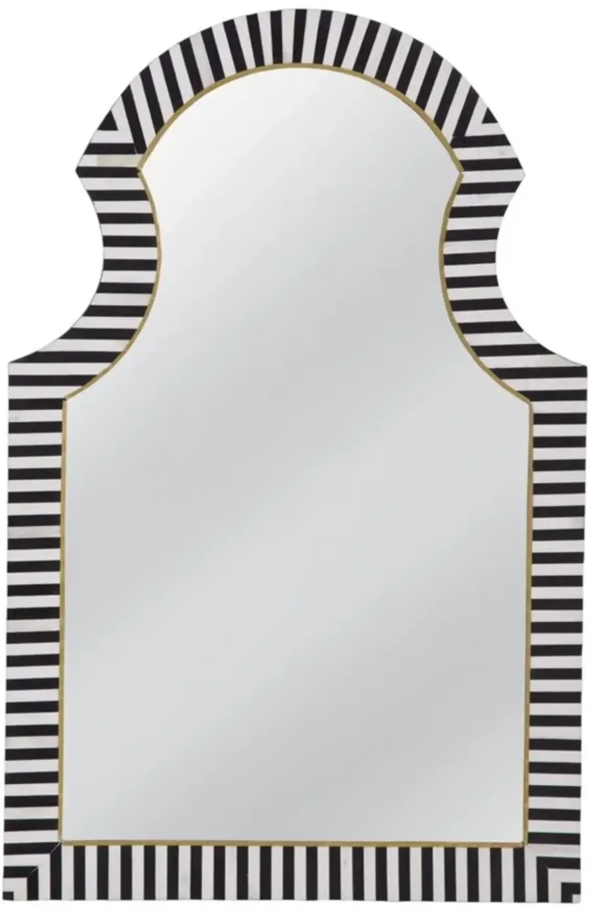 Marlenes Black and White Wall Mirror