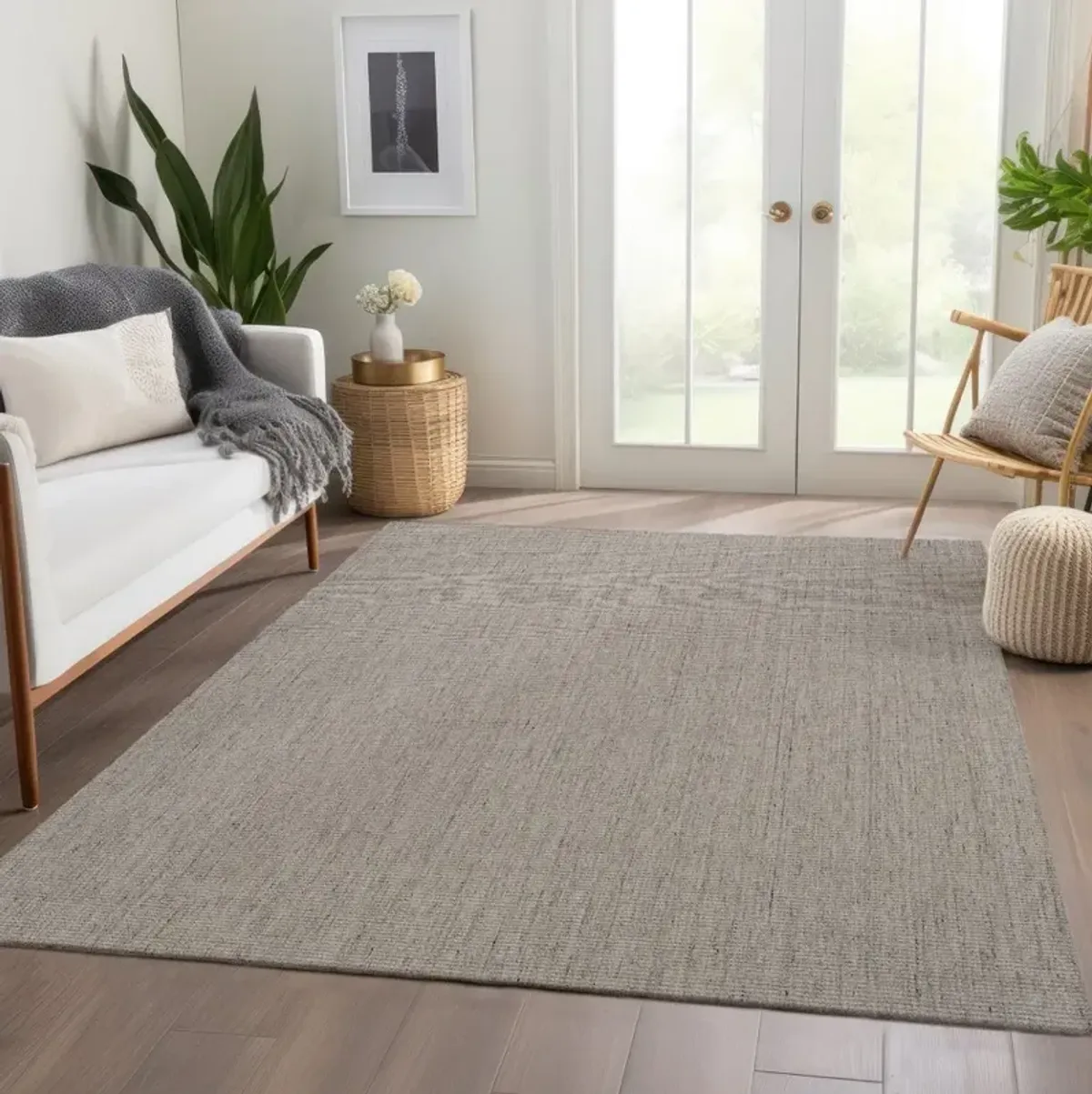 Chambal 5 x 8 Putty Taupe Area Rug