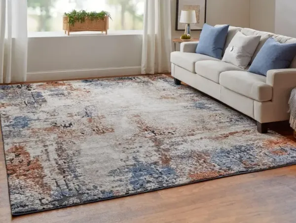 Gilmore 5 x 8 Multicolor Contemporary Area Rug